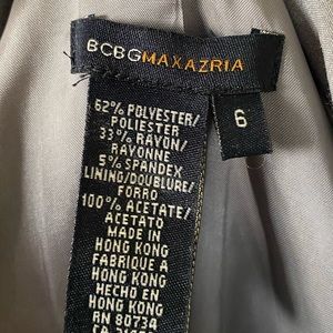 BCBG GRAY SKIRT SET Lightly worn, great condition. Jacket size 6, skirt size 4